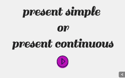 Grammar Time – Present Simple vs Continuous