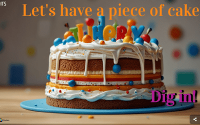 The Cake – light the candles – Breakout room