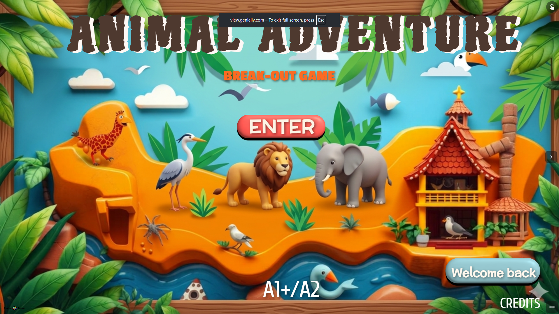 Animal Adventure – break-out
