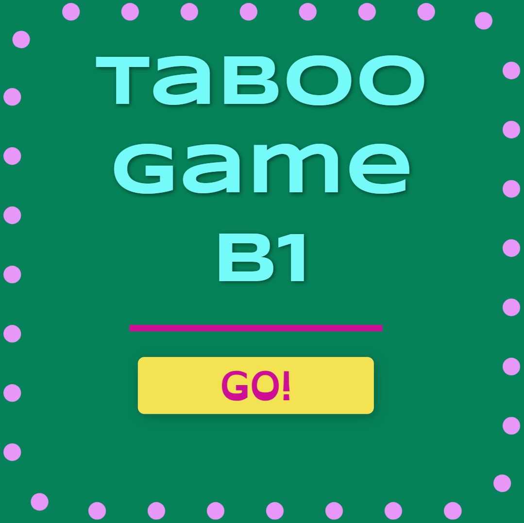 Taboo games B1