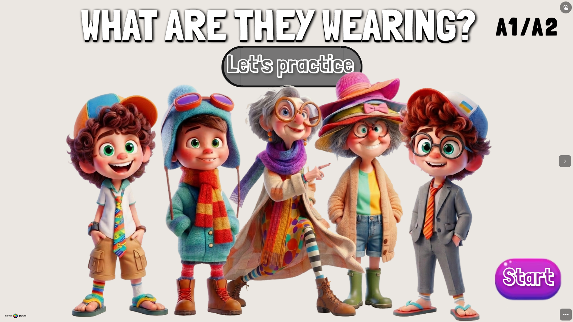 What are they wearing? Practice