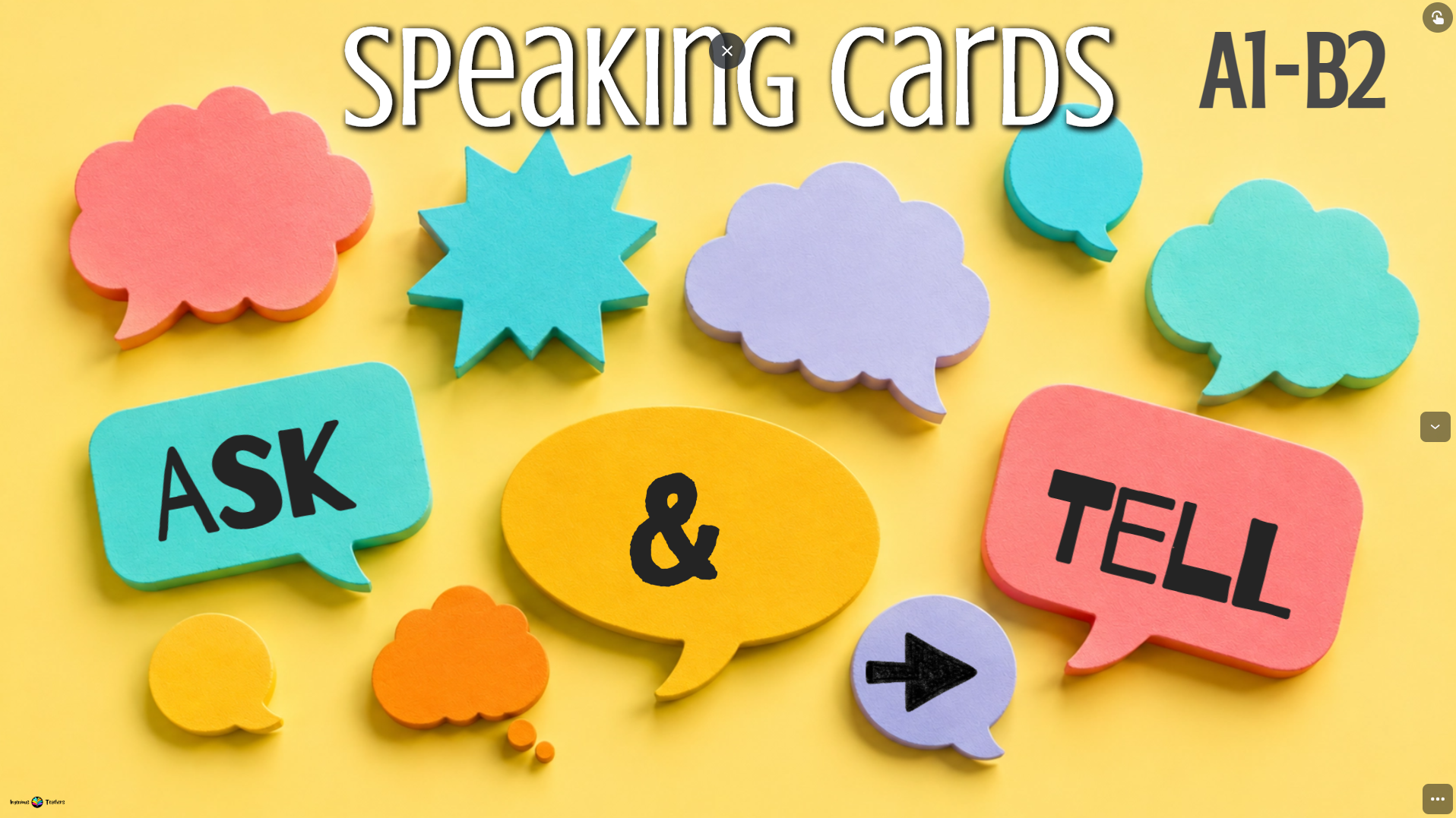 Ask and Tell Cards – Speaking