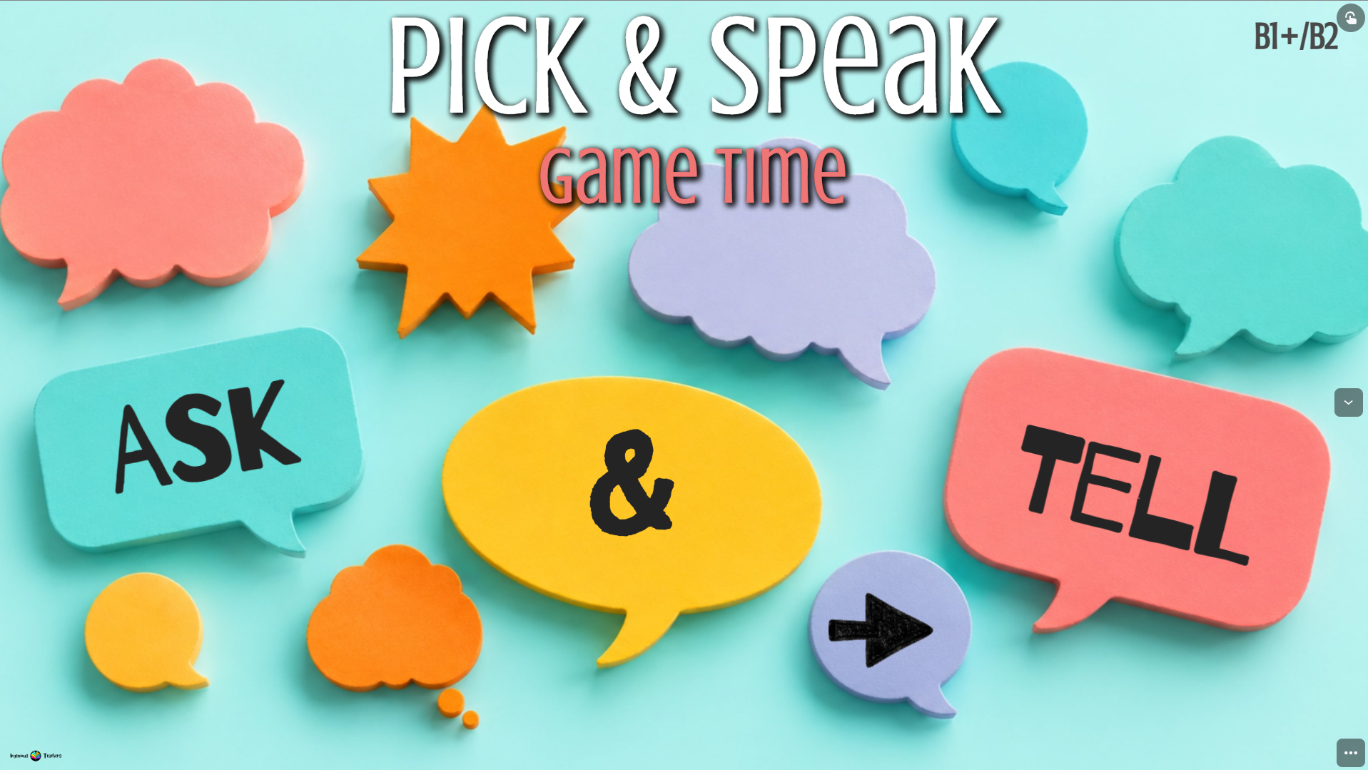 Pick and Speak Cards – Speaking