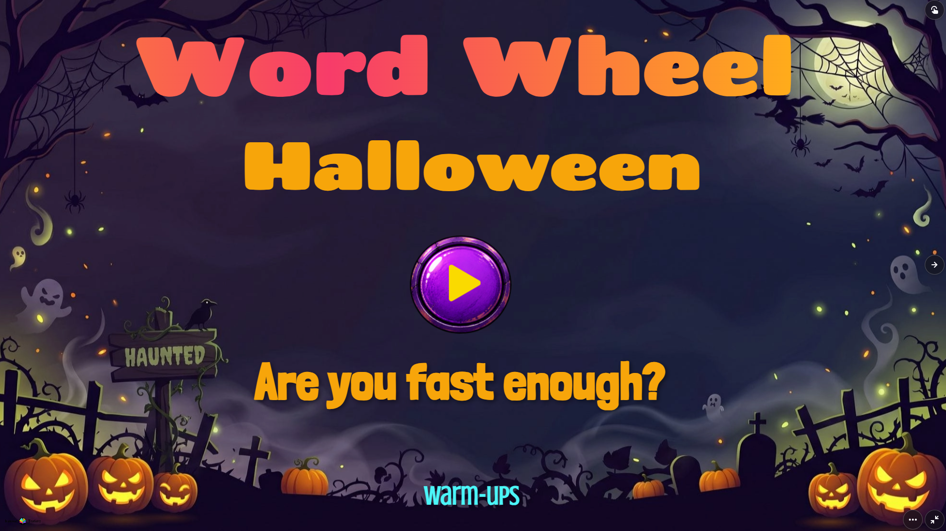 Word Wheel – Halloween A2-B1
